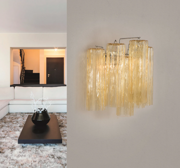 GLACE 4160 - Murano glass wall lamp by Patrizia Volpato - view 3
